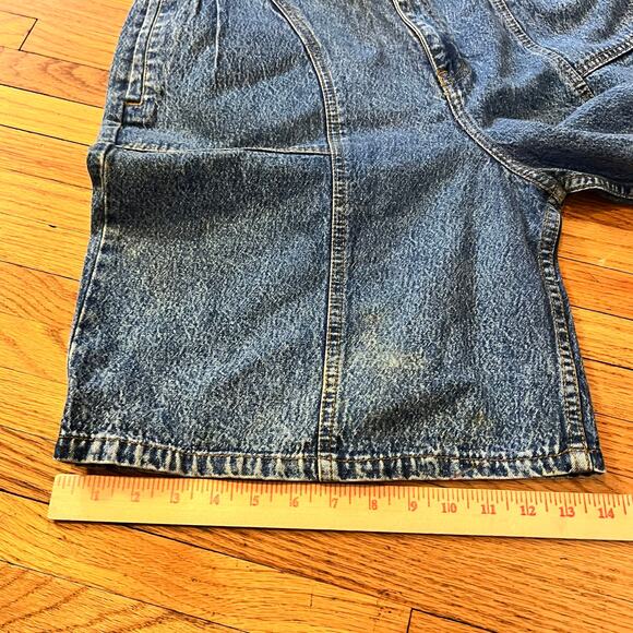 Vintage Y2k 90s Joey Fresco Denim Jean Shorts Womens 32 (meas 28) High Rise - Picture 11 of 11